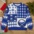 Sport Team Buffalo Sabres NHL Ugly Christmas Sweater All Over Prints Christmas 3D Sweater For Men Women