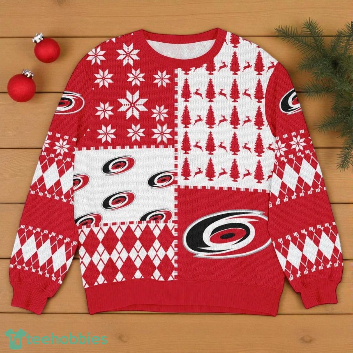 Sport Team Carolina Hurricanes NHL Ugly Christmas Sweater All Over Prints Christmas 3D Sweater For Men Women
