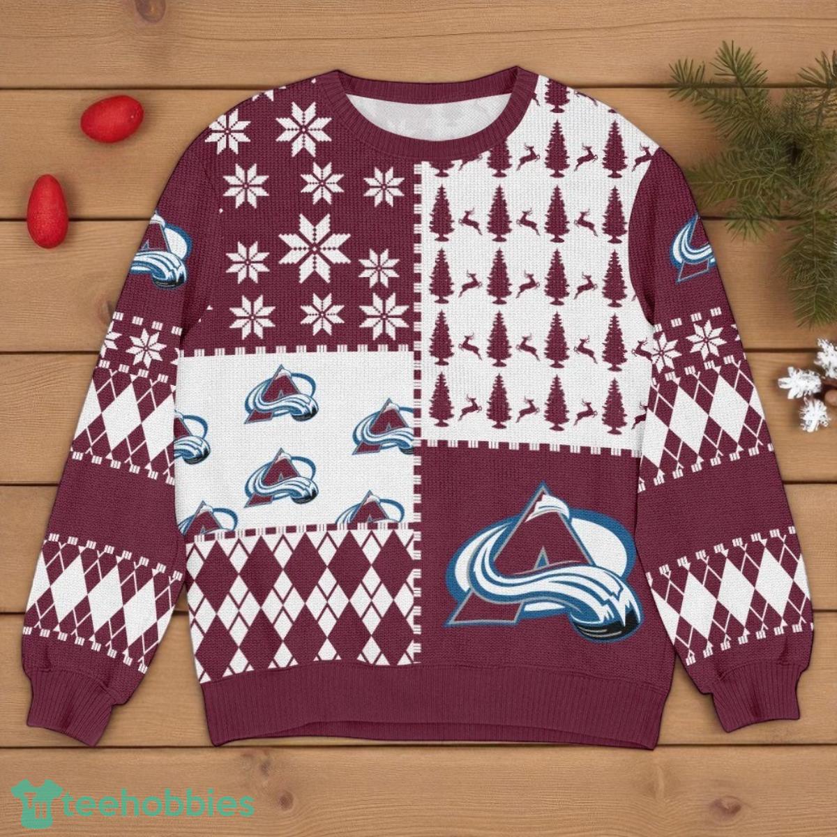 Sport Team Colorado Avalanche NHL Ugly Christmas Sweater All Over Prints Christmas 3D Sweater For Men Women