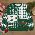 Sport Team Minnesota Wild NHL Ugly Christmas Sweater All Over Prints Christmas 3D Sweater For Men Women