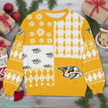 Sport Team Nashville Predators NHL Ugly Christmas Sweater All Over Prints Christmas 3D Sweater For Men Women