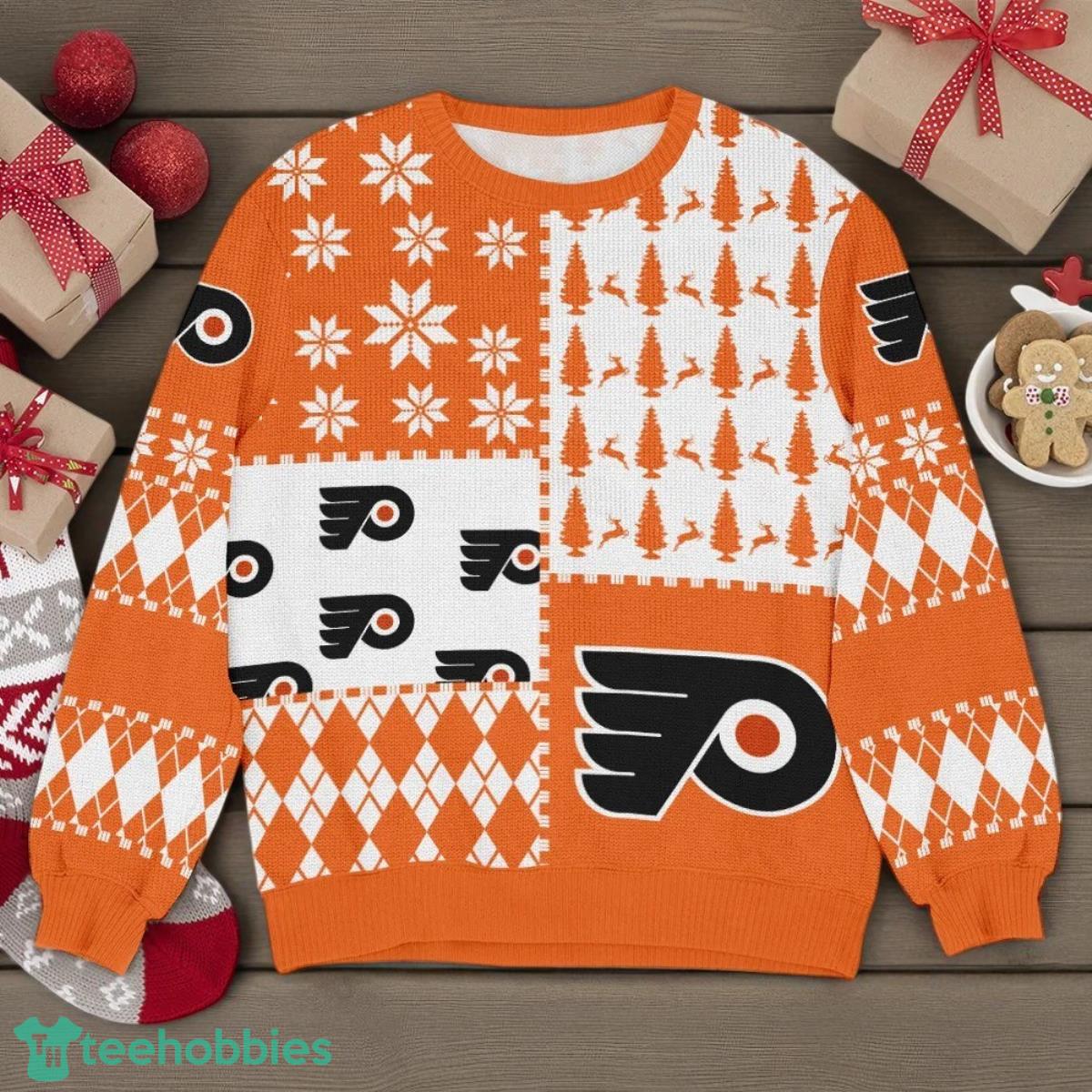 Sport Team Philadelphia Flyers NHL Ugly Christmas Sweater All Over Prints Christmas 3D Sweater For Men Women