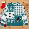 Sport Team San Jose Sharks NHL Ugly Christmas Sweater All Over Prints Christmas 3D Sweater For Men Women