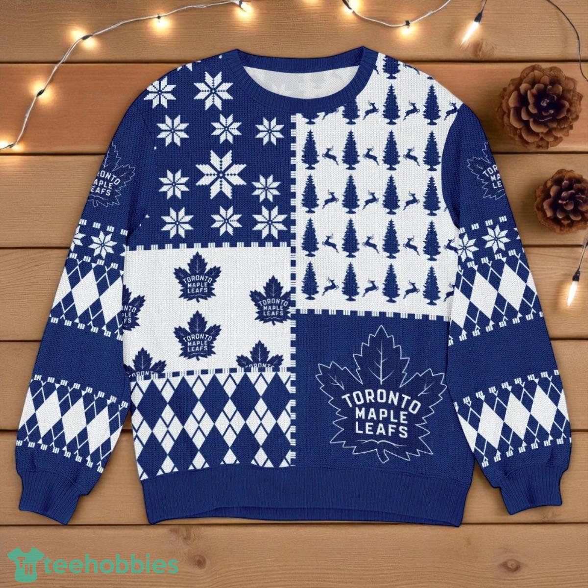 Sport Team Toronto Maple Leafs NHL Ugly Christmas Sweater All Over Prints Christmas 3D Sweater For Men Women