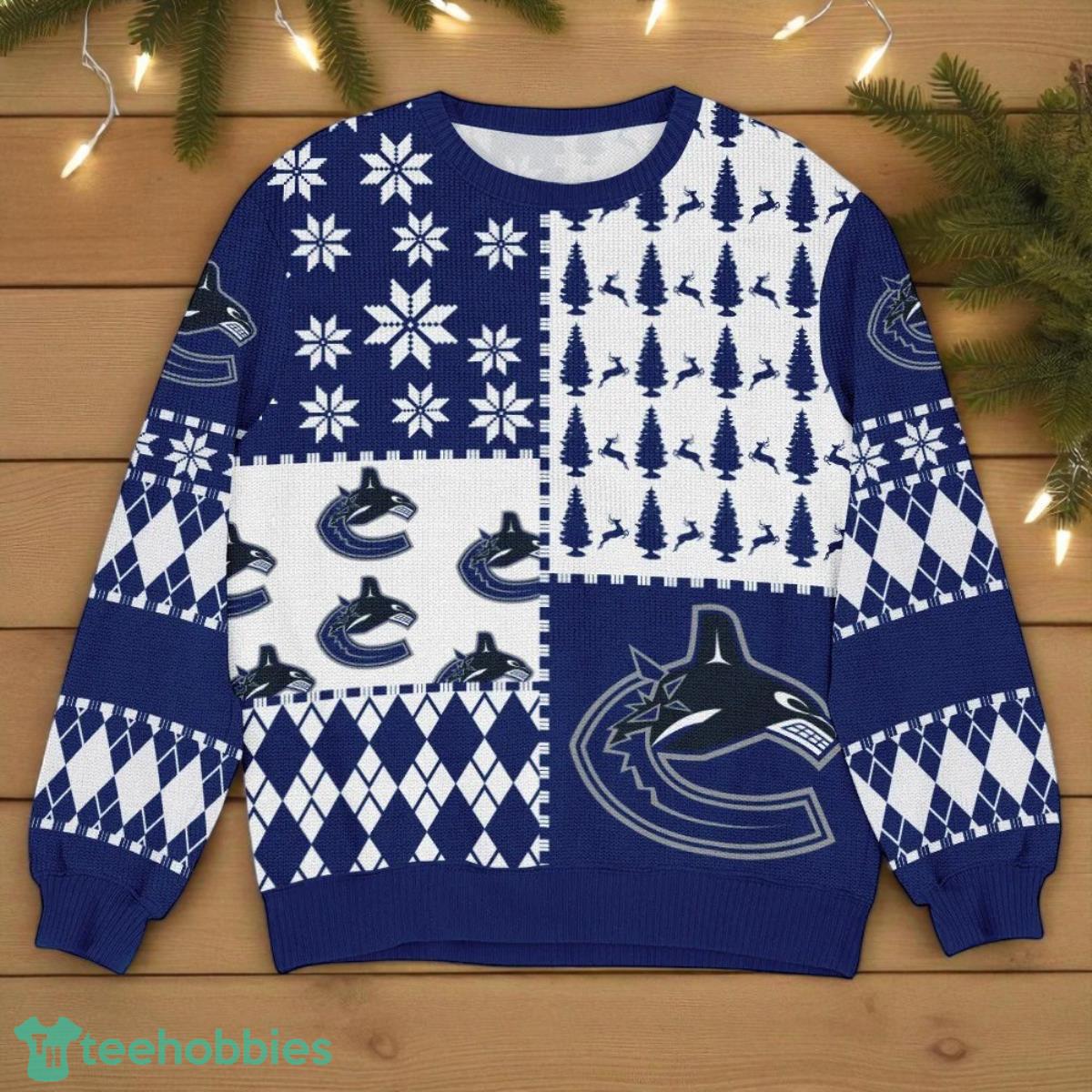 Sport Team Vancouver Canucks NHL Ugly Christmas Sweater All Over Prints Christmas 3D Sweater For Men Women