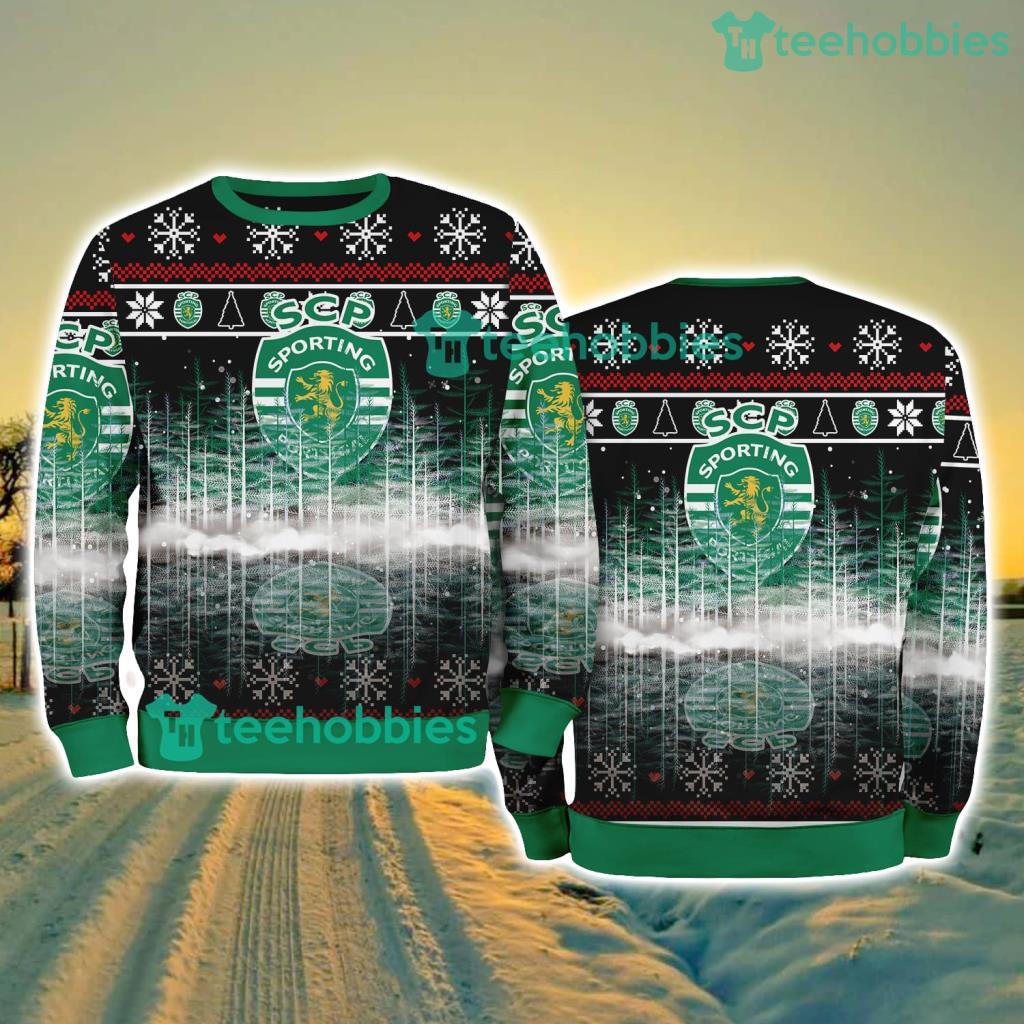 Sporting Clube de Portugal Pine Christmas Ugly Sweater New Style Best Gift For Fans