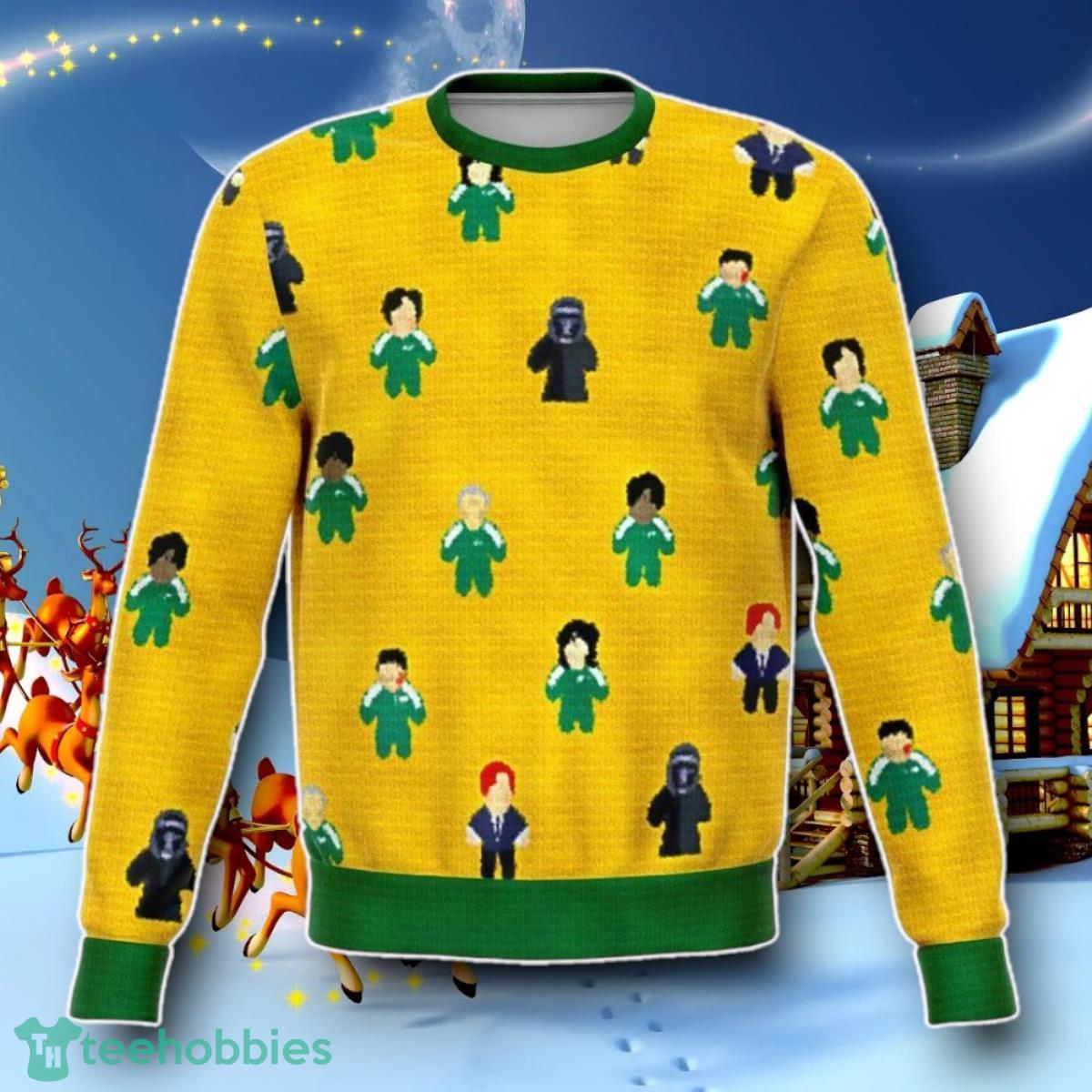 Squid Chibi Ugly Christmas 3D Sweater Special Gift Jumper