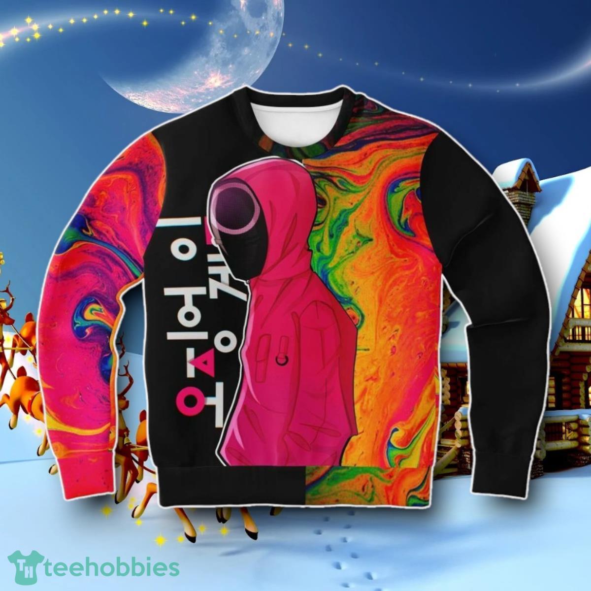 Squid Oil Ugly Christmas 3D Sweater Special Gift