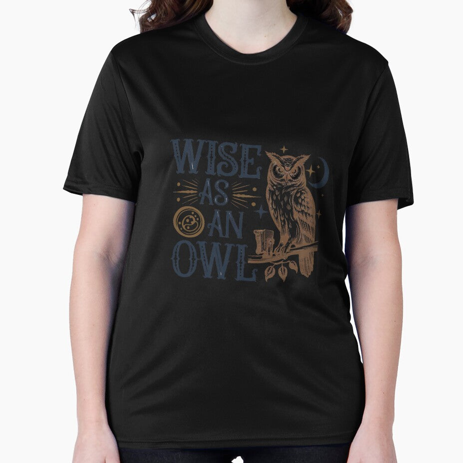 Wise as an Owl" – Mystical and Vintage Owl Design | 2024 Wisdom-Inspired Apparel by T010