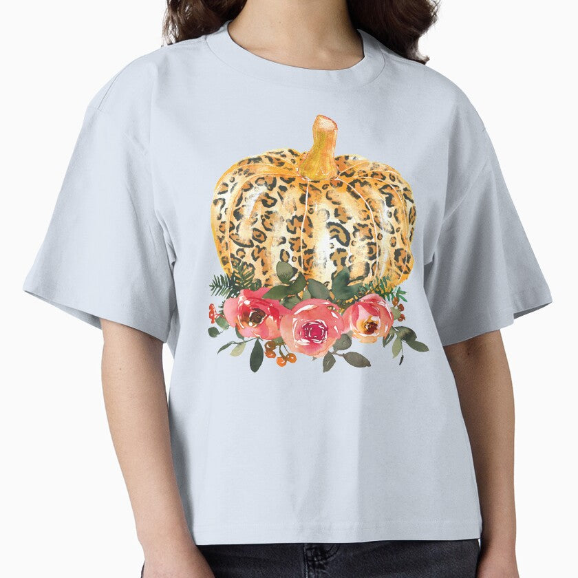 Happy Fall Y'all! This cool eye-catching design is perfect for pumpkin, leopard, and floral lovers. by StickerArtwork