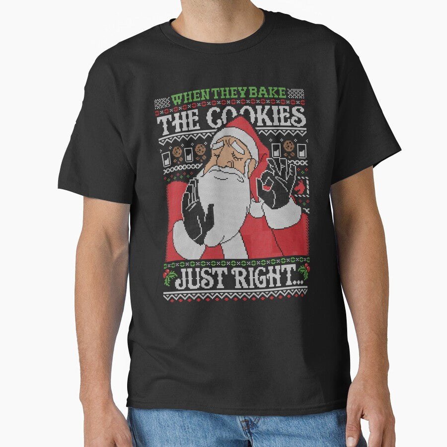 Holiday Cookie Perfection Santa Claus by Teepographystore