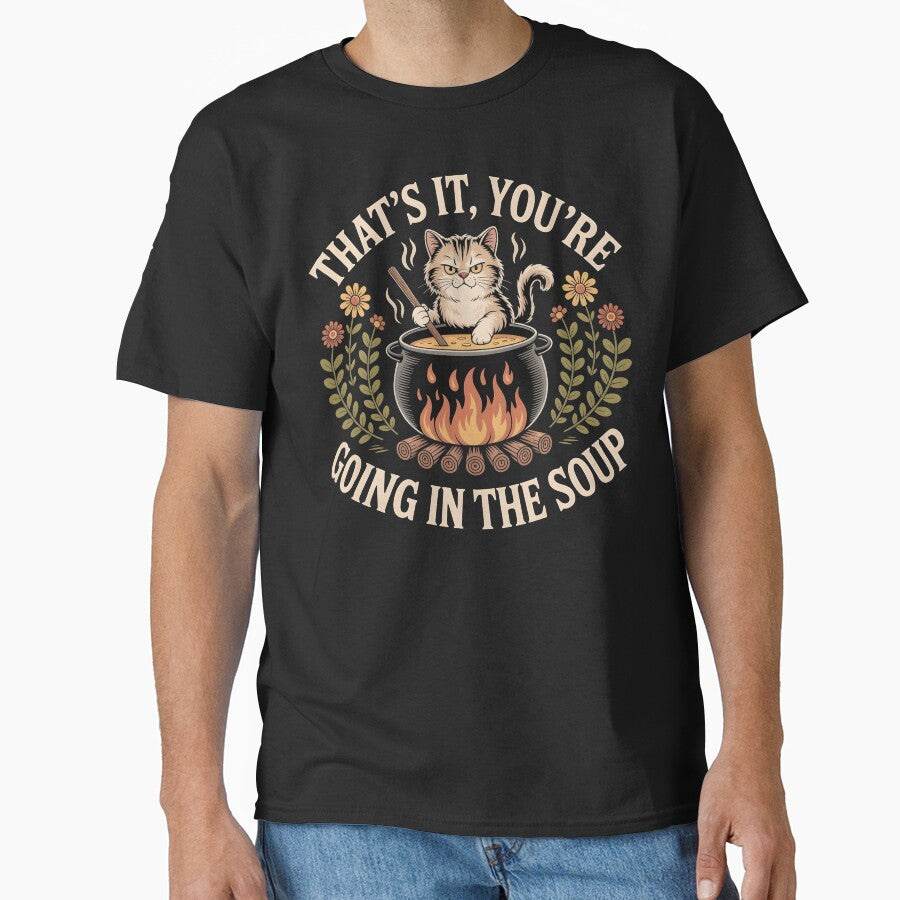 That's It You're Going in The Soup Funny Cat Wizard Meme by BLZART