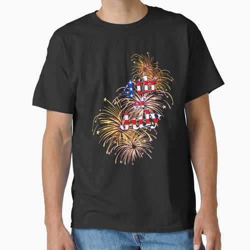 4th of July Fireworks Mens by RoseWilderCo
