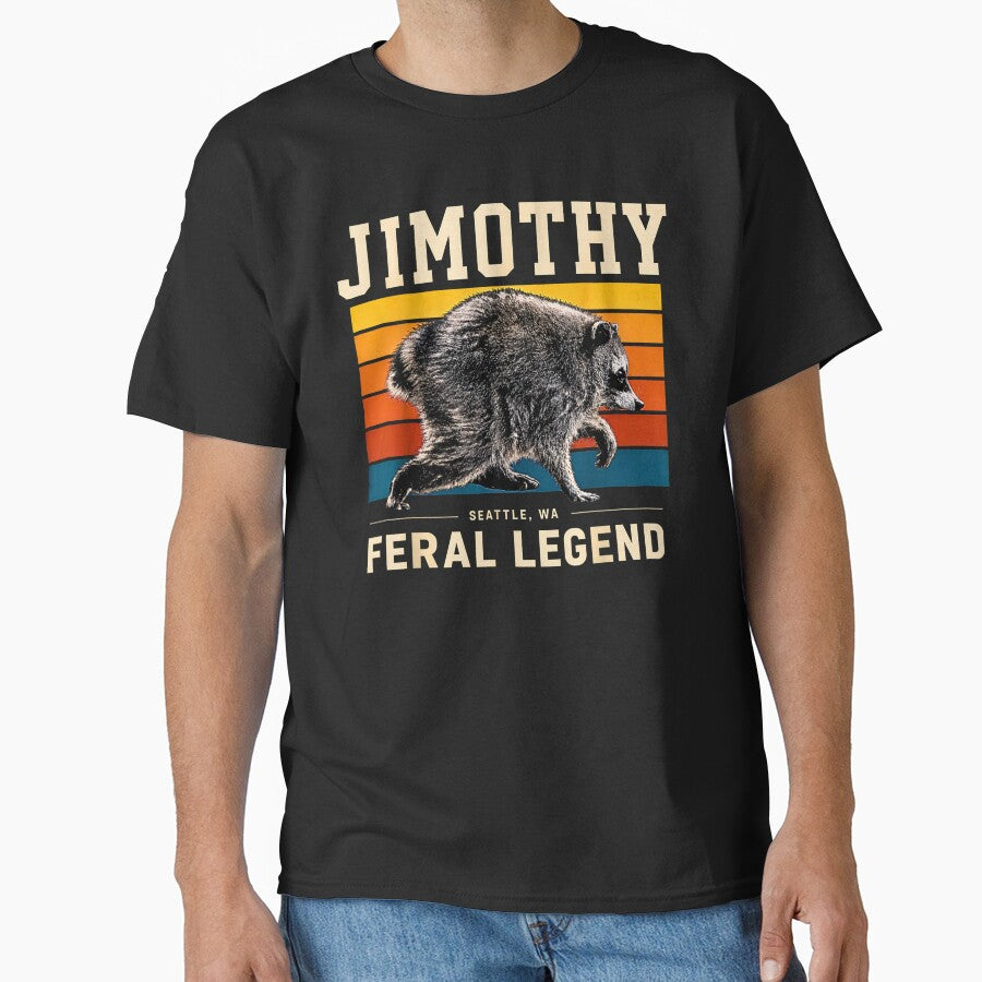 Jimothy The Raccoon Seattle Feral Legend Meme Viral by Rahamkshop