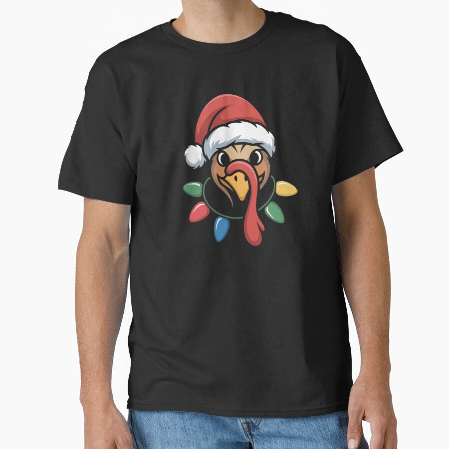 Christmas Turkey with Santa Hat by jkrphoto