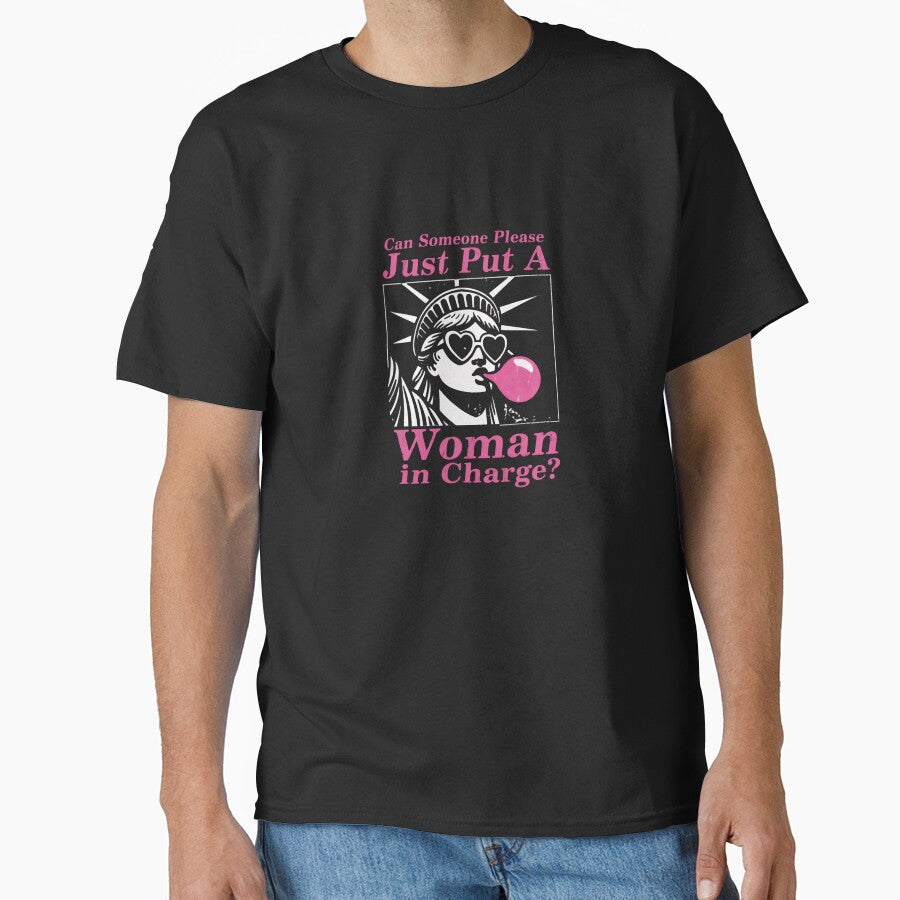Can Someone Please Just Put A Woman In Charge? Feminist Women Empowerment Gender Equality by RetroMini2026