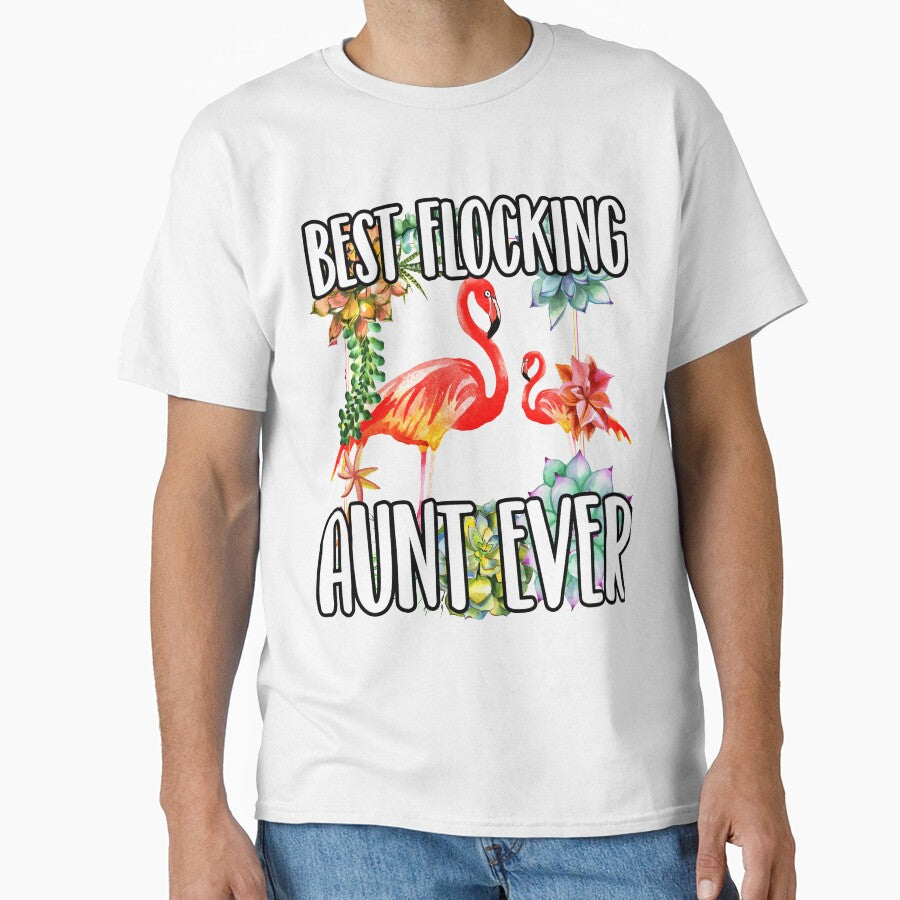 Best flocking aunt ever funny aunt flamingo gifts by tiffanator606