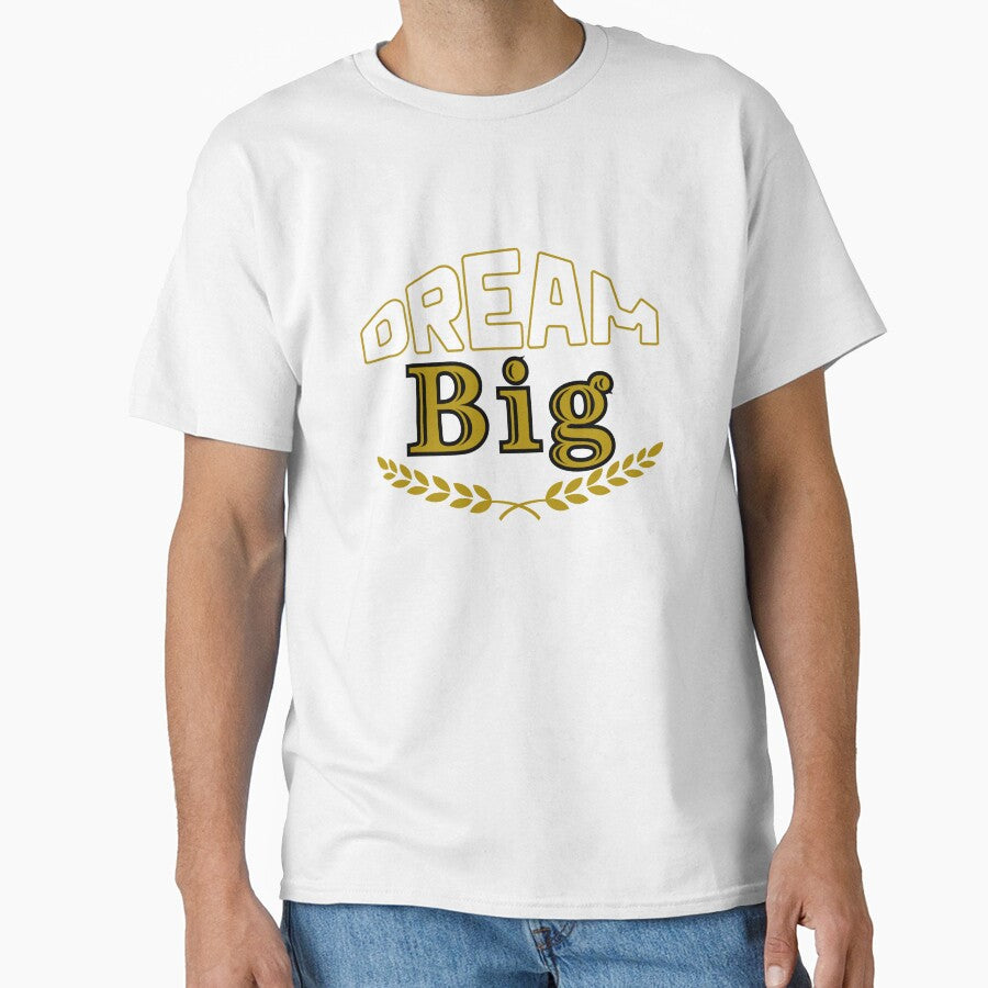 Dream Big Motivational Quote Typography Retro Design by Raise2Shine