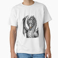 Inferno Fang Dragon – Fierce Fantasy Dragon Illustration by DragonSerpent Ink