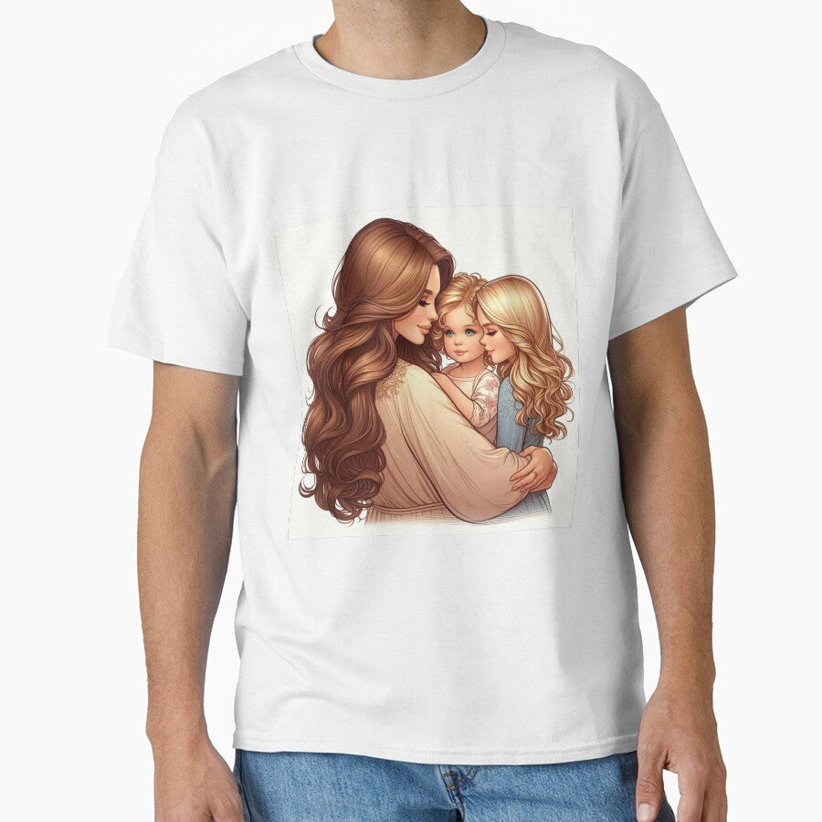 Mom and two daughters by EPDL