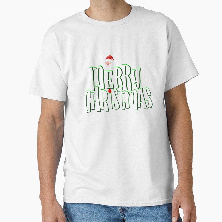 Merry Christmas Santa T shirt&Decor by moodlyx