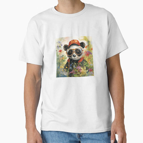 A PANDA WITH MODERN GLASSES by infinitearte