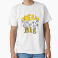 Dream Big Motivational Quote Typography Floral Retro Design by Raise2Shine