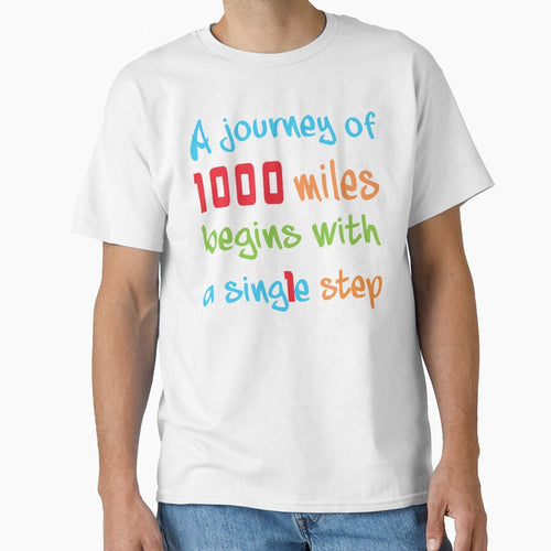 A journey of 1000 miles begins with a single step, Motivational quotes, positive words and inspirational sayings for encouraging to do the best in your life. by Quotesgallery