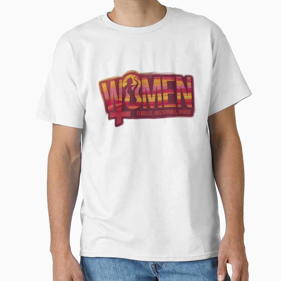 Fearless Unstoppable Women - Empowerment Typography Design by IndianShopper