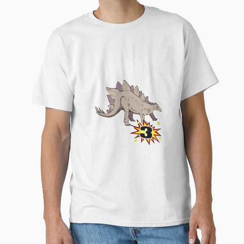 3 Years Old Birthday Design Dinosaur Gift Design by drwigglebutts