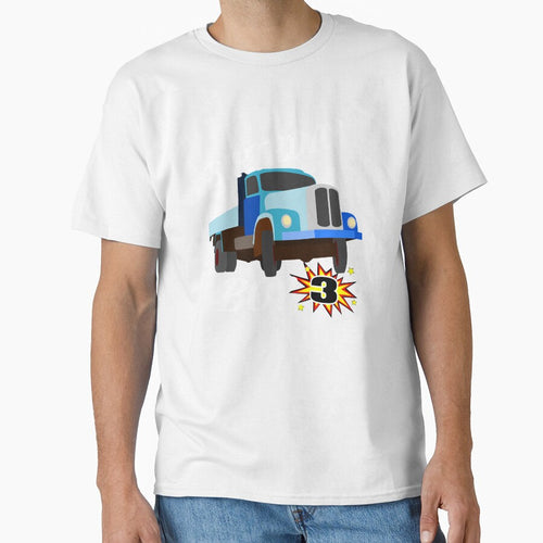 3 Years Old Birthday Design Truck GifDesign by drwigglebutts