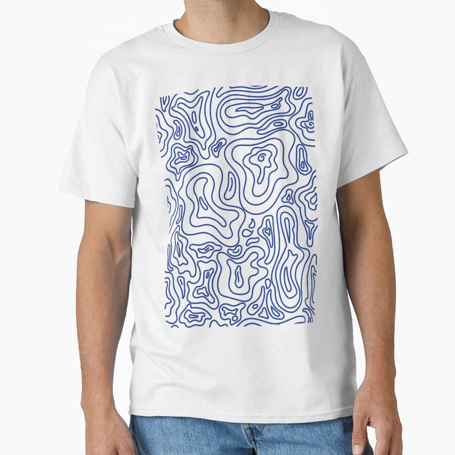 Groovy fun 70's patter aesthetic pink + blue by Ray Sánchez