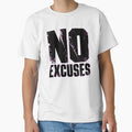 NO EXCUSES Streetwear | Motivational Gym Fitness Quote Design by Ahmed Nedji