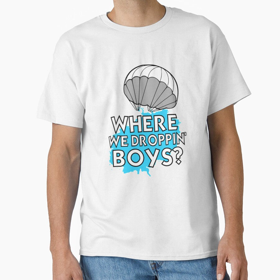 Where we droppin boys gaming mask shirt by ClamenTaon