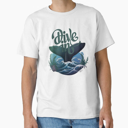 A dark whale tail dives water !!!? tshirt and sticker by anandsiva2703