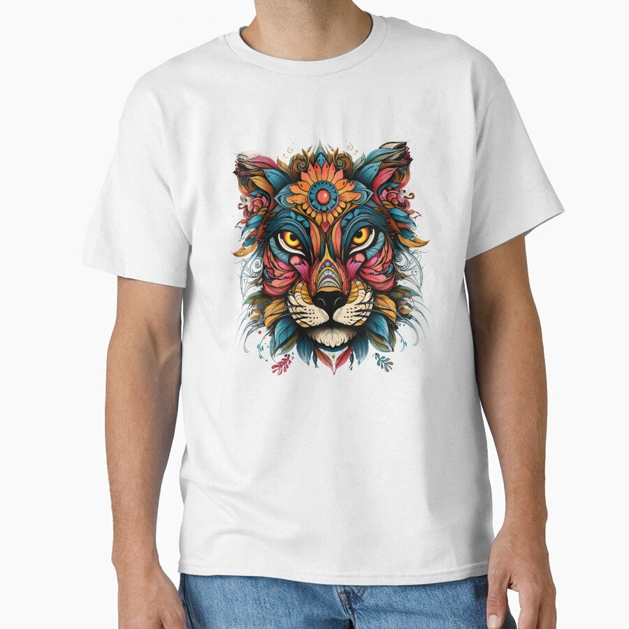 Tiger face art, colorful, tiger lovers no.2 by KAMESUN