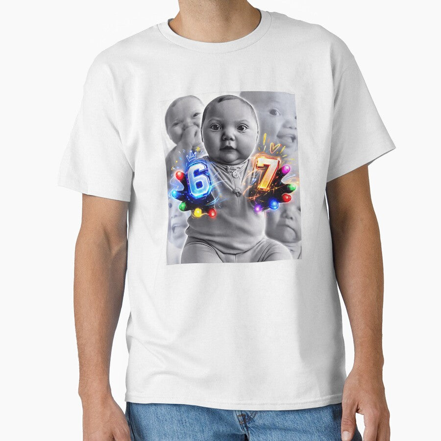 Survived 6 To 7 Months Old Baby Milestone Infinity Gauntlet Power Art by Capisedo