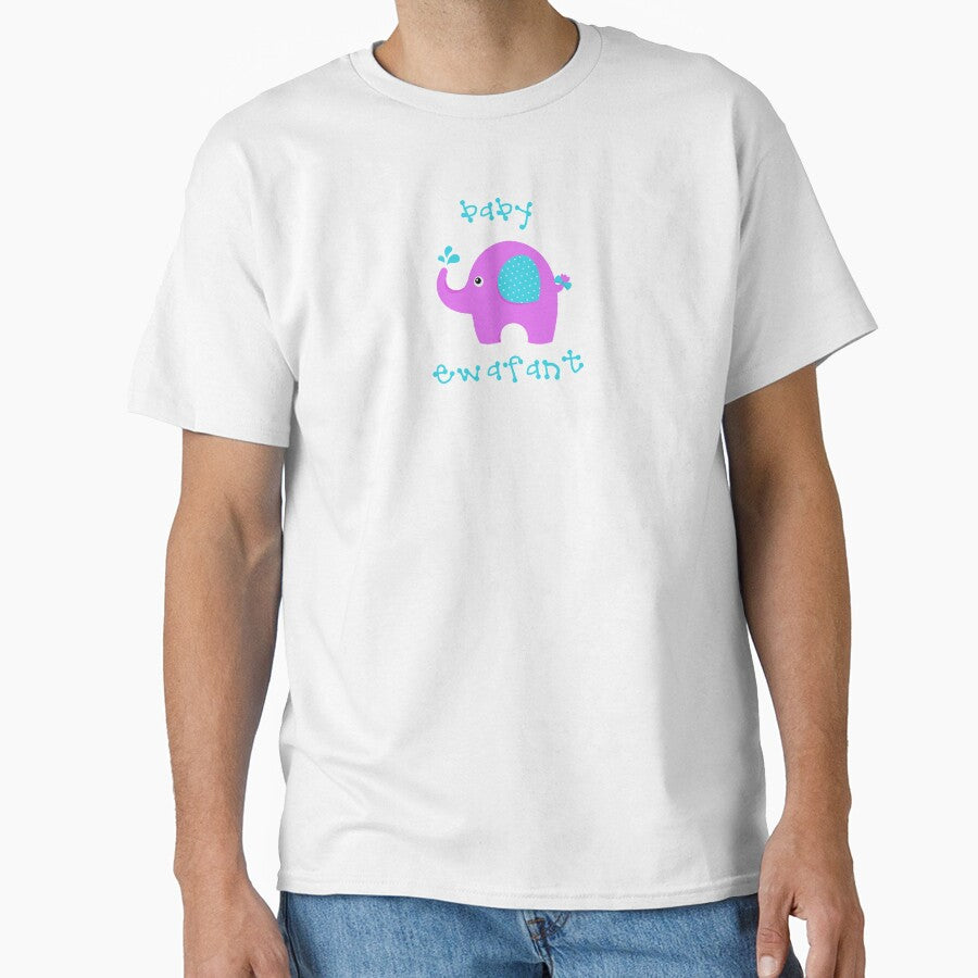 Baby Ewafant (Elephant) Pink/Aqua by PawsitiveMum