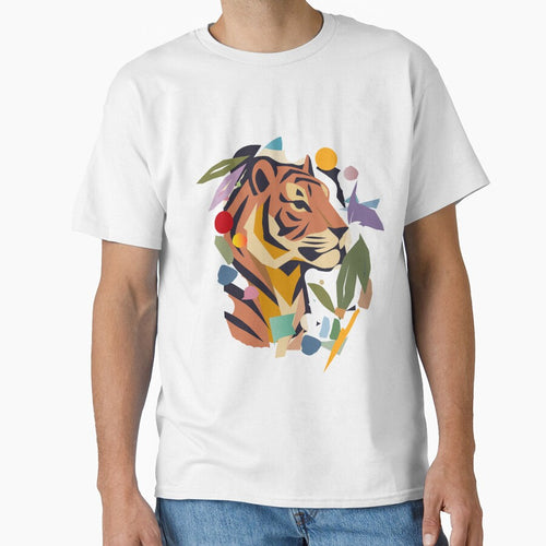 Abstract tiger in artistic style by Kisho