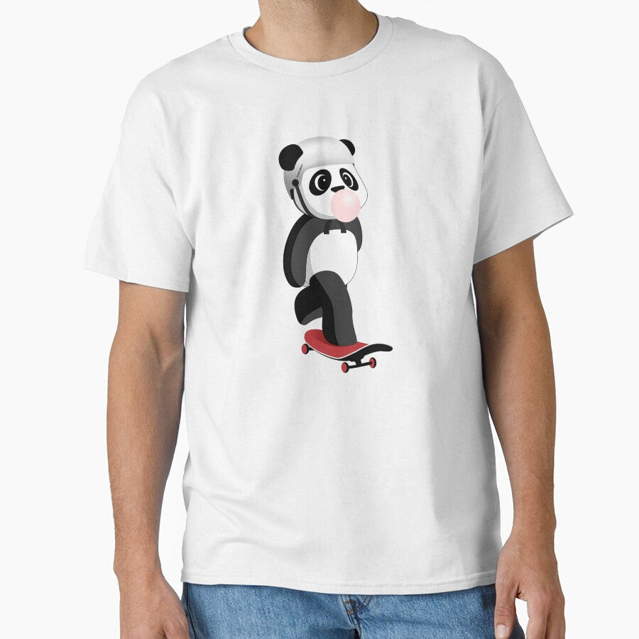 Skateboarding Panda by Monddesign333