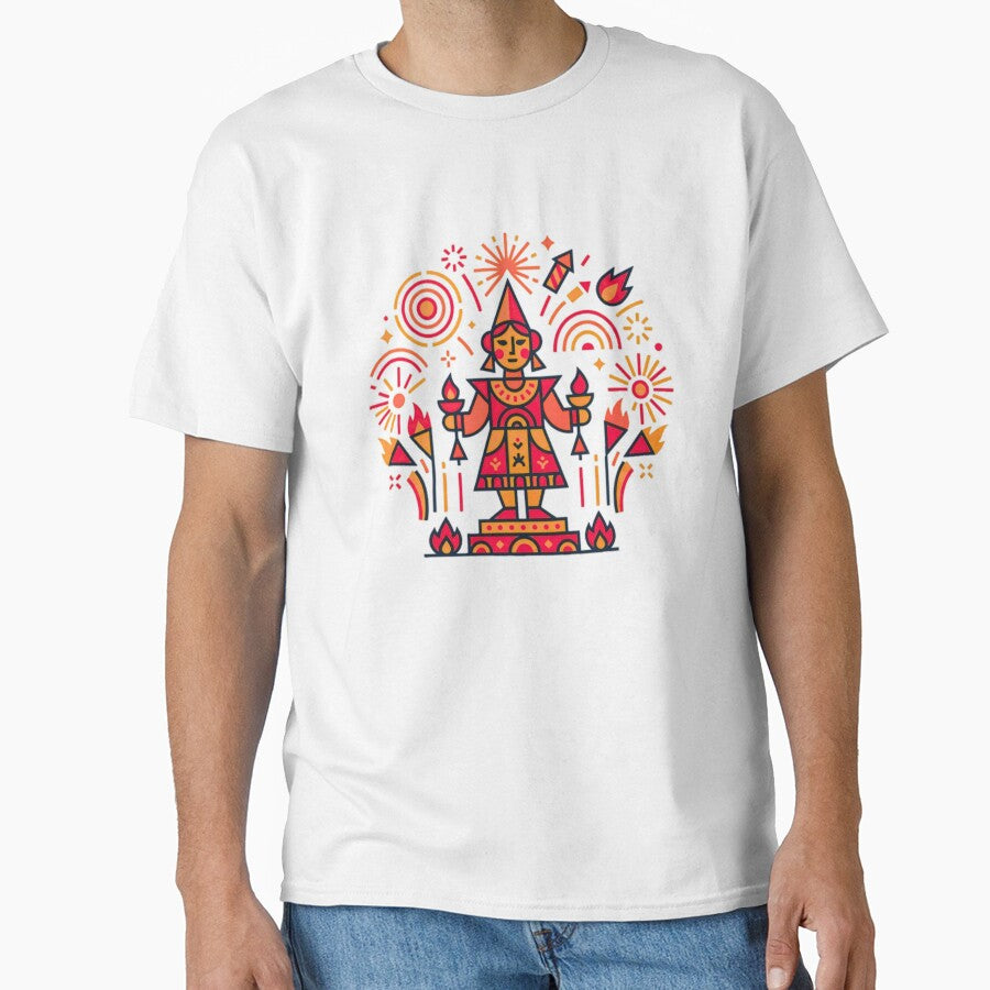 Las Fallas Valencia Fire Festival Folk Art Design by YounexxART