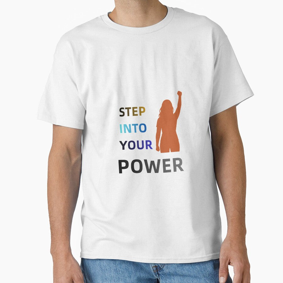 Step into Your Power - Women's Empowerment Design by MissLotusStudio
