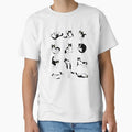 Cute Tuxedo Cat Set - 11 Funny Postures Collection by patternjp