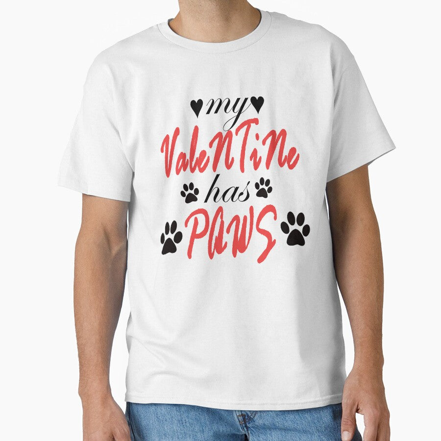 My Valentine Has Paws Shirt | Pet Lover Valentines Day Shirt, My Dog Is My Valentine, My Cat Is My Valentine, Dog Mom Shirt, Cat Mom Shirt by Anoirshop ⭐⭐⭐⭐⭐