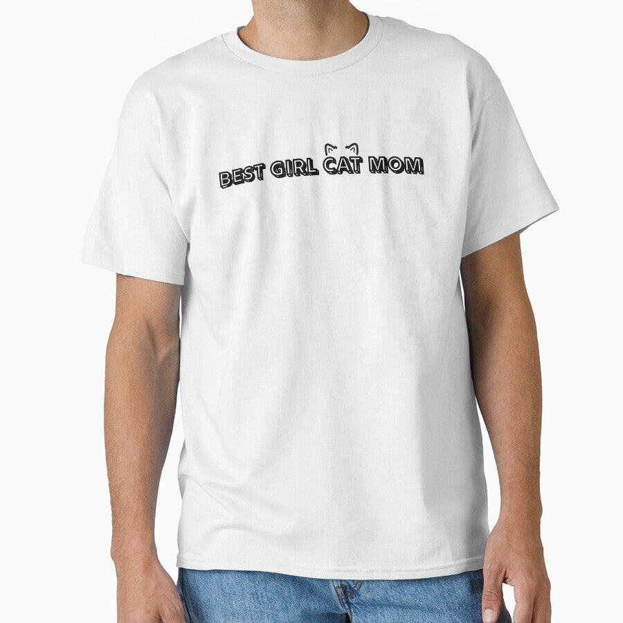 Best Girl Cat Mom — Proud Mom of a Girl Cat Gift Shirt for Cat Lovers by Sixième Studio