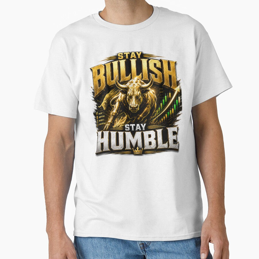 Stay Bullish Stay Humble Forex Trading Bull Market Trader Motivation by PipForgeStudio