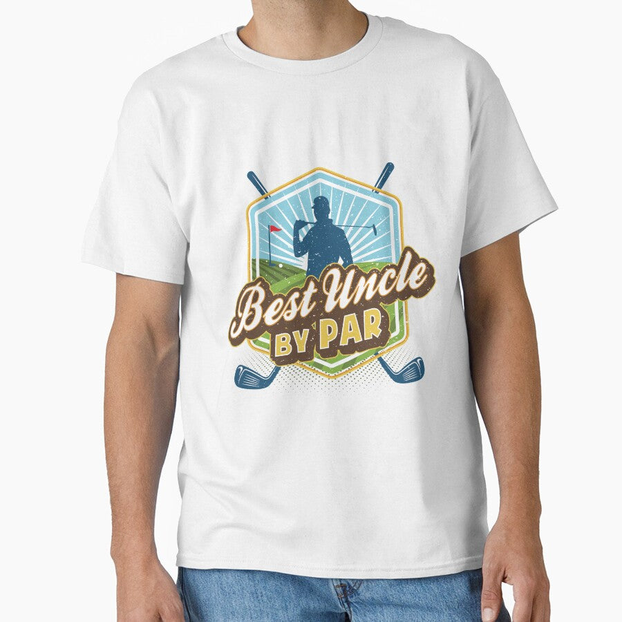Best Uncle by Par Father's Day Golf Golfer by Hananiah Merch