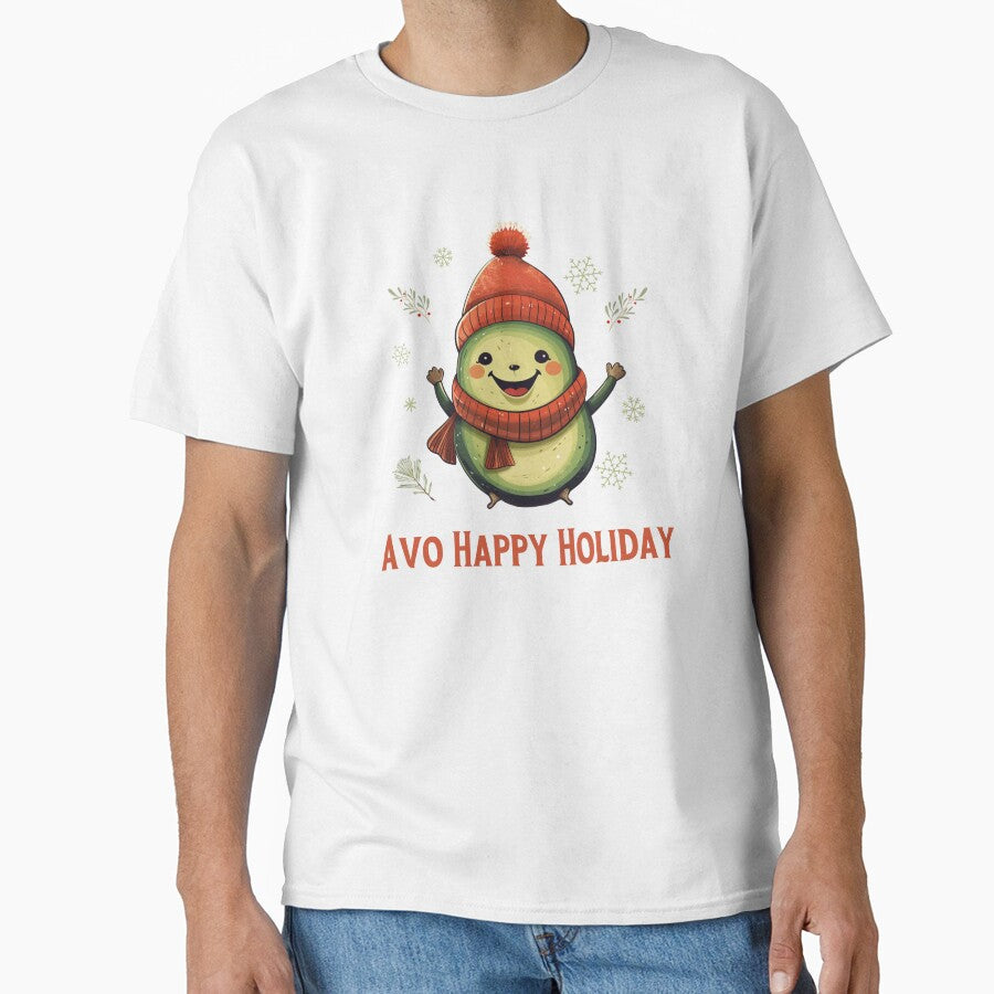 Avocado Holiday Greetings: Avo Happy Holiday by minjagoods