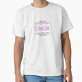 Purple Flower Uncle Name Label by NormadWorld
