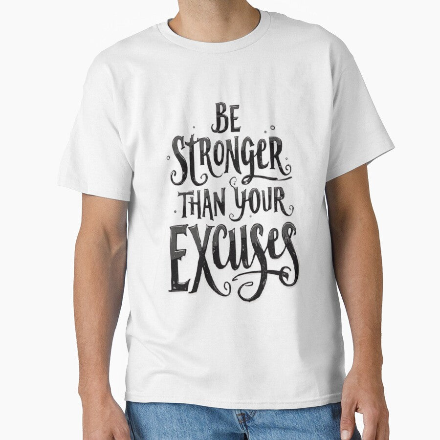 Be Stronger Than Your Excuses Bold Gym Quote by Life Quotes
